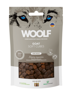 WOOLF Soft Cubes -  Goat (monoprotein) 100g