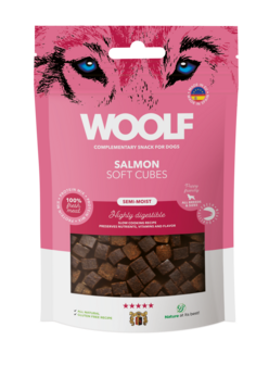 WOOLF Soft Cubes -  Salmon (monoprotein)  100g