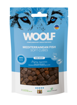 WOOLF Soft Cubes -  Mediteranean Fish 100g