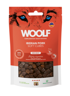 WOOLF Soft Cubes -  Iberian Pork (monoprotein) 100g