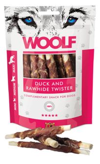 Woolf classic duck &amp; rawhide twister 100 gram