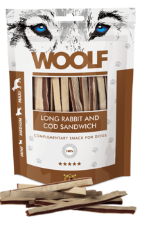 Woolf classic rabbit and cod sandwich 100 gram