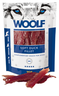 Woolf classic soft duck jerky 100 gram
