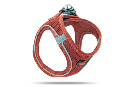 Tailpets air-mesh harness claret s