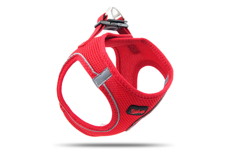 Tailpets air-mesh harness red xl