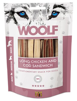 Woolf Long Chicken and Cod Sandwich