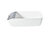 Cat litter tray Siljan 57 x 38 x 15 cm, white 1