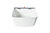 Cat litter tray Siljan 57 x 38 x 15 cm, white 1