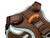 Harness ErgoMove Pro 66-102/M-L Nylon/Polyester brown