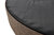 Bed Ergonomic Bormio 90x90 cm Polyester brown