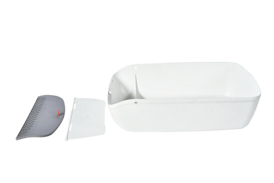 Cat litter tray Siljan 57 x 38 x 15 cm, white 1