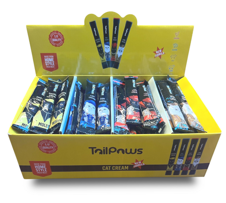Tailpaws Mix Box  100 x 15 gr 1+1 GRATIS