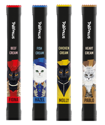 Tailpaws Mix Box  100 x 15 gr 1+1 GRATIS