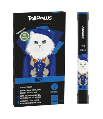 Tailpaws Hazel Salmon 5 x 15 gr  2+2 GRATIS
