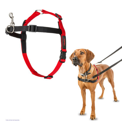 Halti Front Control Harness Black/Red Large