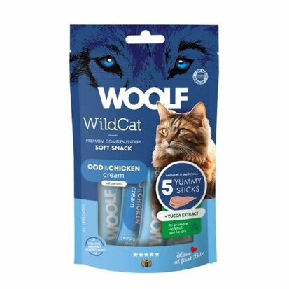 WOOLF WILDCAT  Cream Cod & Chicken + Yucca extract 70 gr