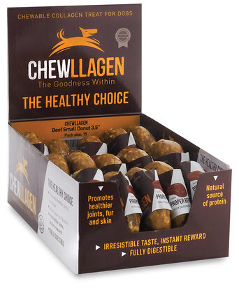 Chewllagen Small Donut 3.5" | Beef