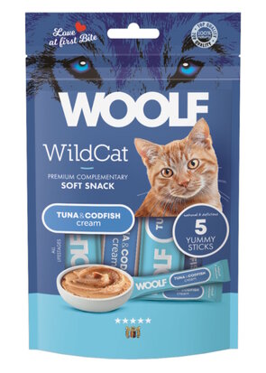WOOLF WILDCAT Cream - Tuna & Codfish 70 gr