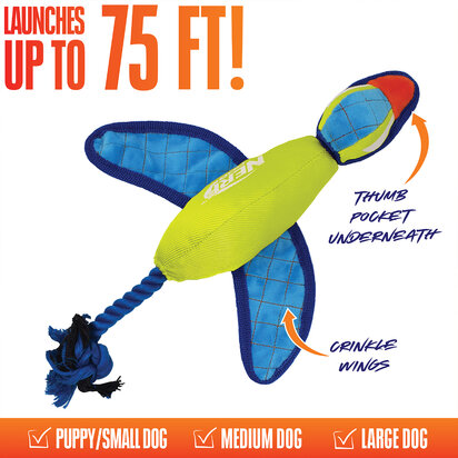 Nerf Dog Werpeend met vleugels 16.5 inch