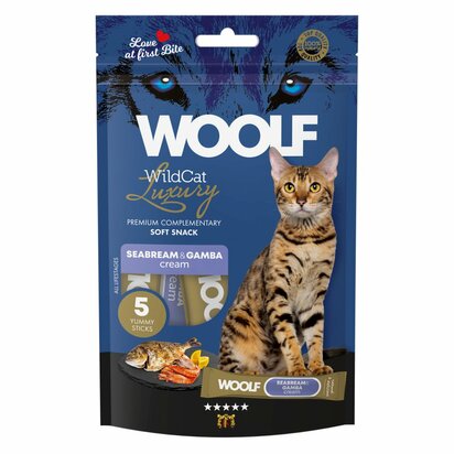 WOOLF WildCat Luxury Cat Cream 5 pcs - Zeebrasem & Gamba
