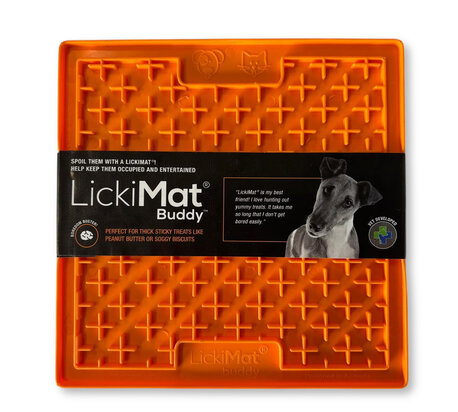 LickiMat Buddy  20x20 Orange