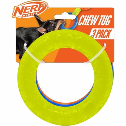 Nerf 5in Translucent TPR EXO Spike Ring 3-Pack -Green-Blue-Orange