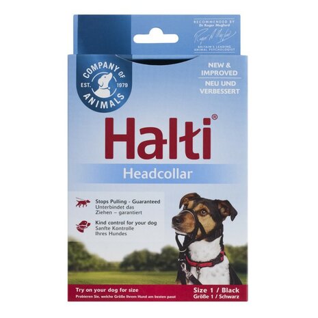 Halti Headcollar Black Size 1