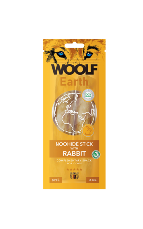 Woolf Earth Noohide L Stick With Rabbit 85G