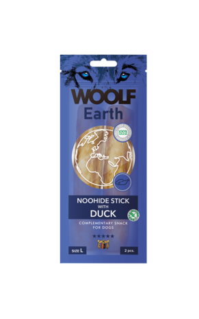 Woolf Earth Noohide L Stick With Duck 85G