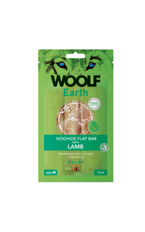 Woolf Earth Noohide M Flat Bar With Lamb 90G