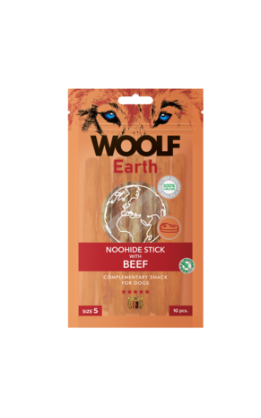 Woolf Earth Noohide S Stick With Beef 90G