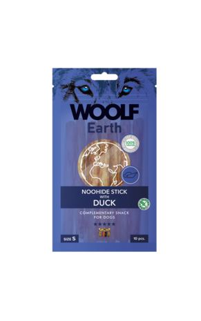 Woolf Earth Noohide S Stick With Duck 90G