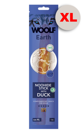 Woolf Earth Noohide Xl Stick With Duck 85G