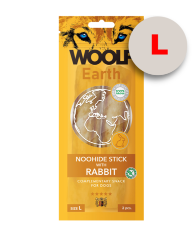 Woolf Earth Noohide L Stick With Rabbit 85G