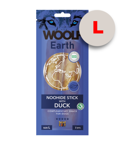 Woolf Earth Noohide L Stick With Duck 85G