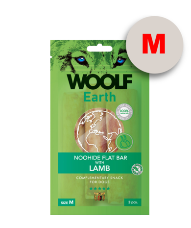 Woolf Earth Noohide M Flat Bar With Lamb 90G