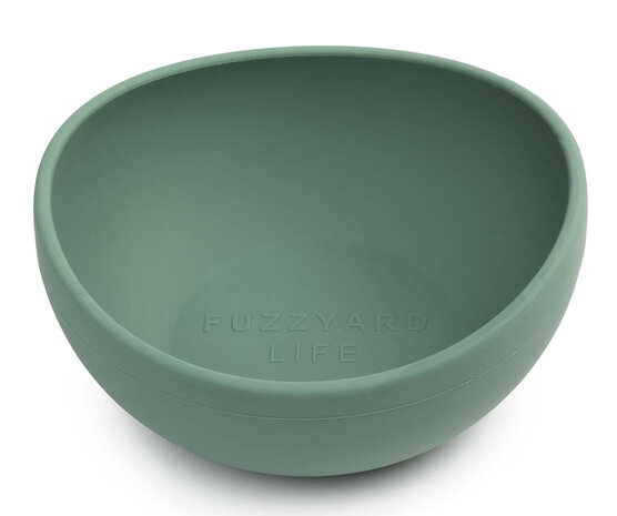 FuzzYard LIFE Silicone Bowl - Myrtle Green M