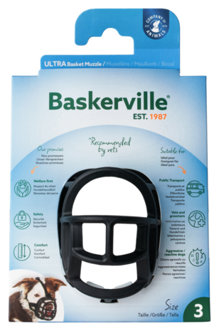 Baskerville Classic Basket Muzzle size 3