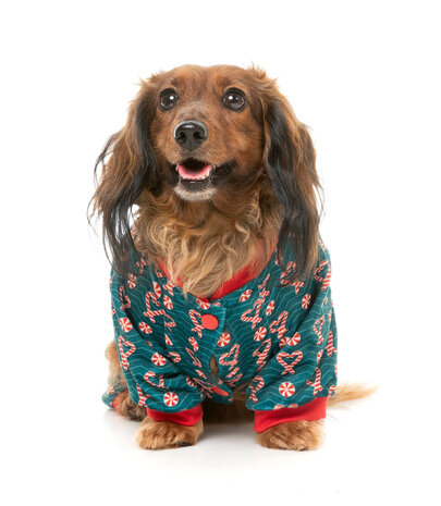 FuzzYard Pyjama - I Heart Candy Canes 1