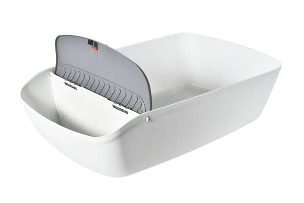 Cat litter tray Siljan 57 x 38 x 15 cm, white 1