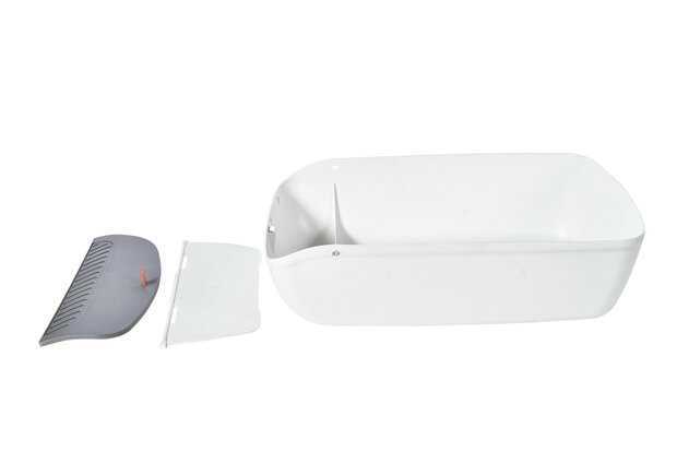 Cat litter tray Siljan 57 x 38 x 15 cm, white 1