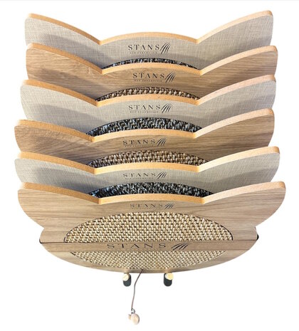 STANS KRAB KATTENKOP SET VAN 6 MET DISPLAY