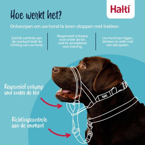 Halti Headcollar Black Size 5