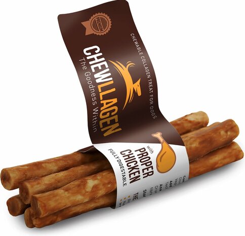 Chewllagen Mini Roll 5" 10 mm | 5PK | Chicken