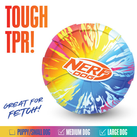 Nerf TPR Color Grip Frisbee 9.5 inch
