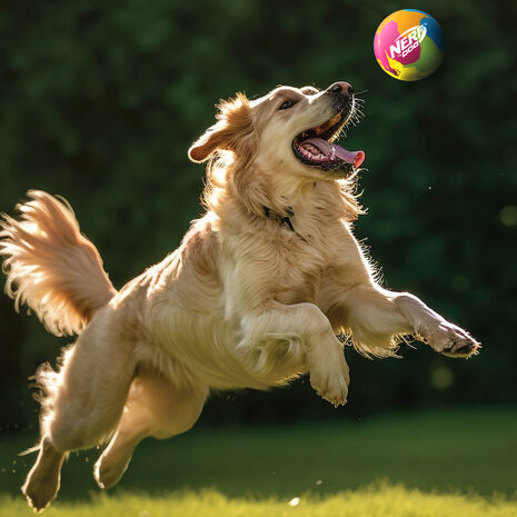 Nerf Dog Rubber Super Stuiterbal 3.8 inch