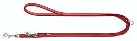 Hunter Verst.Führleine Cannes Mini, 11/200 Rot, Leder  1