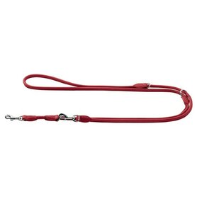 Verst.Führleine Round & Soft Elk Petit, 6/200 Elchleder, Chili  1