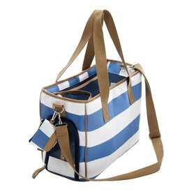 Tragetasche Rügen 40X20X30 Cm Polyester Blau/Weiß  1