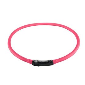 Led Silikon Leuchtschlauch, Yukon, Hund Universal 20-70 Cm, Pink, Kürzbar,Mit Usb Kabel  3